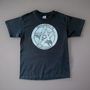 Vintage Dragon Fest Shirt Large Black 90s Dungeons & Dragons Magic Movie 1992